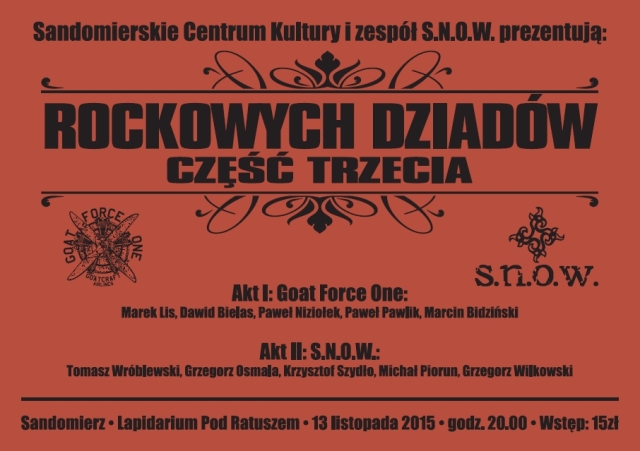Plakat promujący wydarzenie