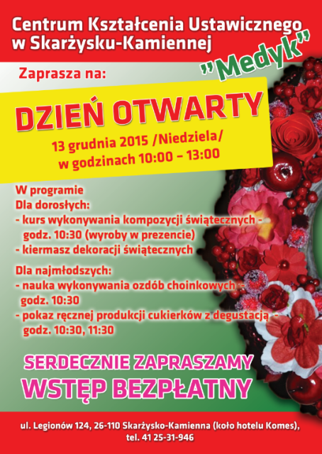 Plakat promujący wydarzenie