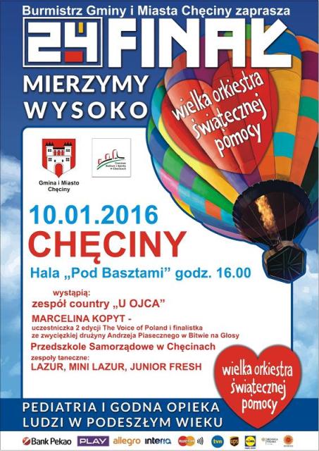 Wielka Orkiestra Świątecznej Pomocy w Chęcinach