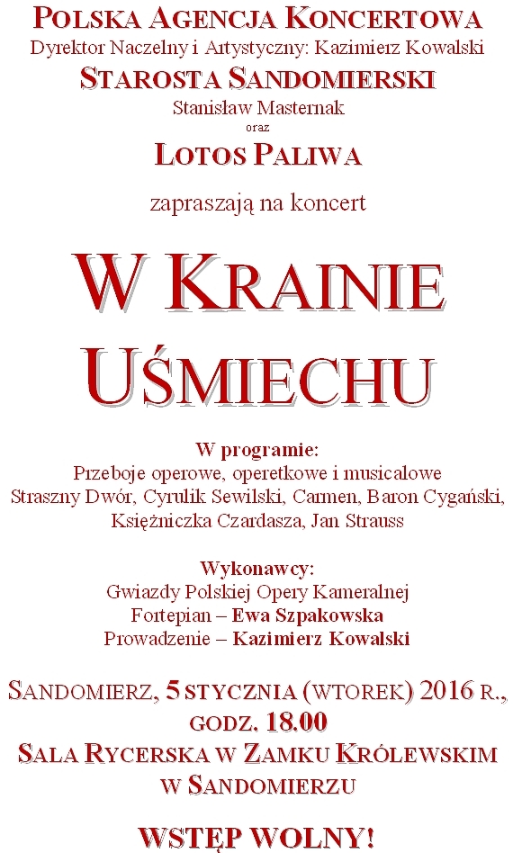 Plakat promujący wydarzenie
