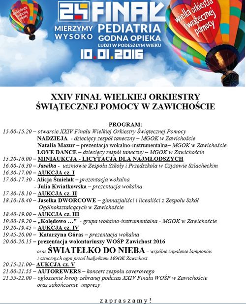 Plakat promujący wydarzenie