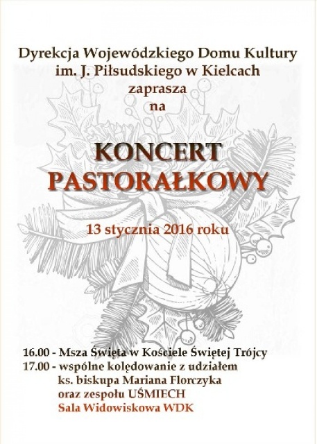 Kolędy i pastorałki w Wojewódzkim Domu Kultury