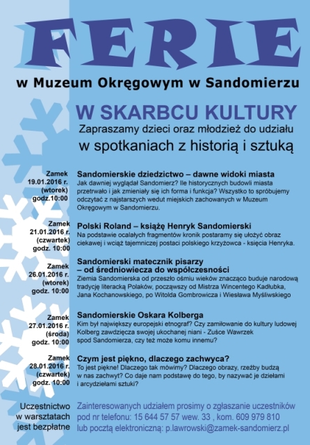 Plakat promujący wydarzenie