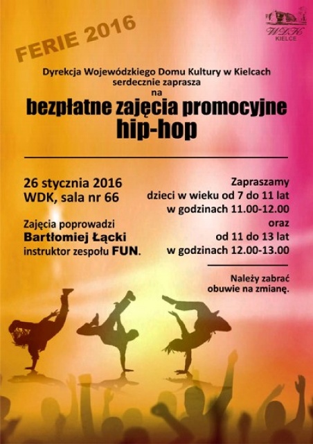 Plakat promujący wydarzenie