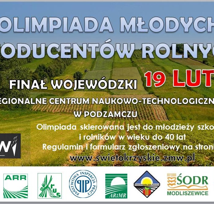 Wojewódzki finał Olimpiady Młodych Producentów Rolnych w Podzamczu