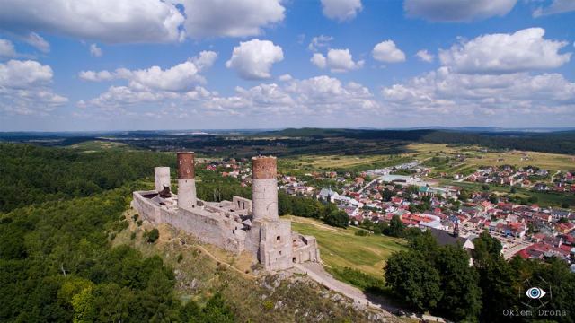 Zamek w Chęcinach. Fot. Okiem Drona