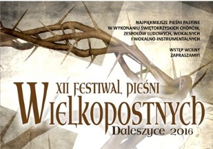 XII Festiwal Pieśni Wielkopostnych w Daleszycach