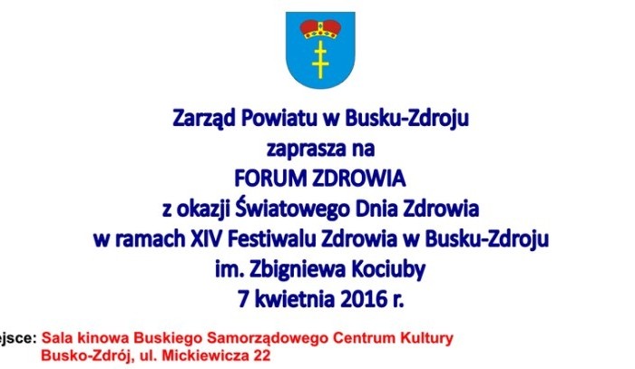 Światowy Dzień Zdrowia w Busku Zdroju