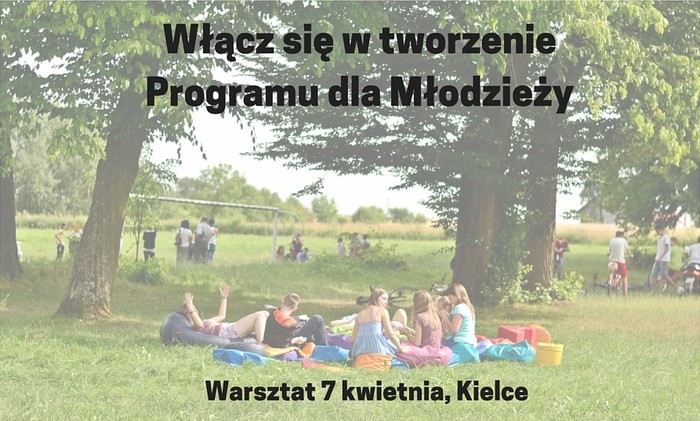 Włącz się w tworzenie programu dla młodzieży