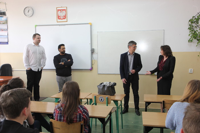 Lekcja &#8220;żywego języka&#8221; dla uczniów Żeromskiego
