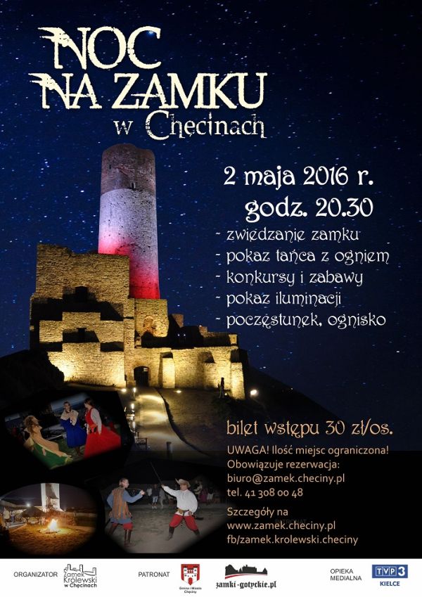 „Noc na zamku w Chęcinach”