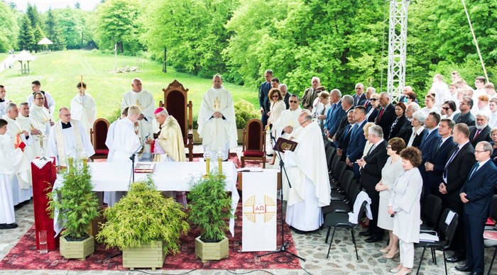 Jubileuszowe uroczystości na Świętym Krzyżu