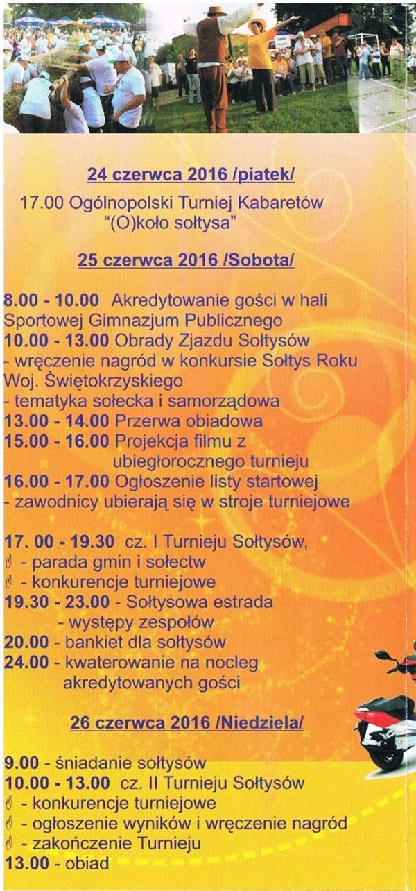 Wąchock 2016 – sołtys na zagrodzie równy wojewodzie!