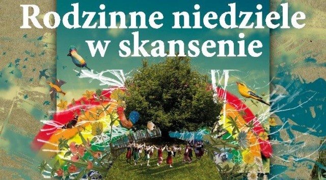 Rodzinne spotkanie w skansenie ze sztuką ludową