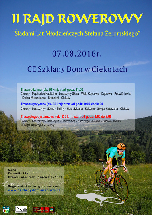 II Rajd Rowerowy „Śladami Lat Młodzieńczych Stefana Żeromskiego”