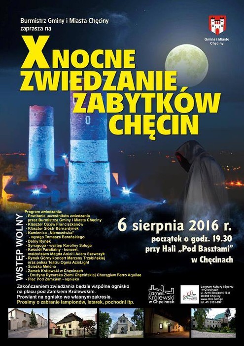 Nocą zwiedzą Chęciny po raz dziesiąty!