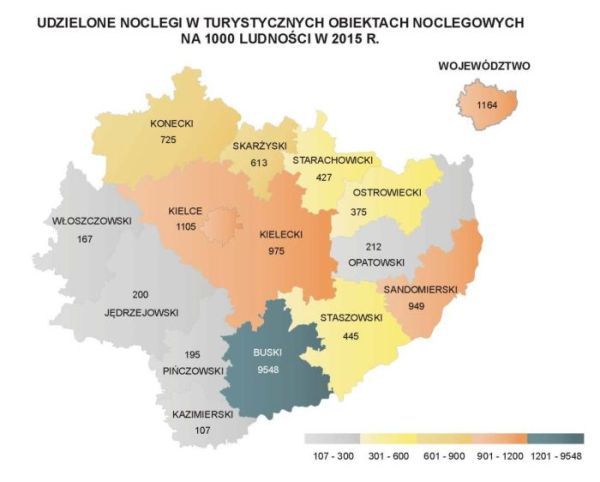 Rozrasta się turystyczna baza noclegowa w regionie. 518 tysięcy gości hotelowych w ubiegłym roku