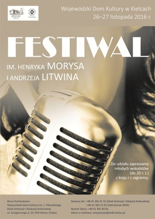 Festiwal im. Henryka Morysa i Andrzeja Litwina – trwają zgłoszenia