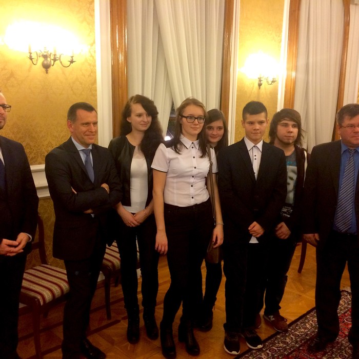 Uczniowie z regionu gościli w Ambasadzie Królestwa Belgii