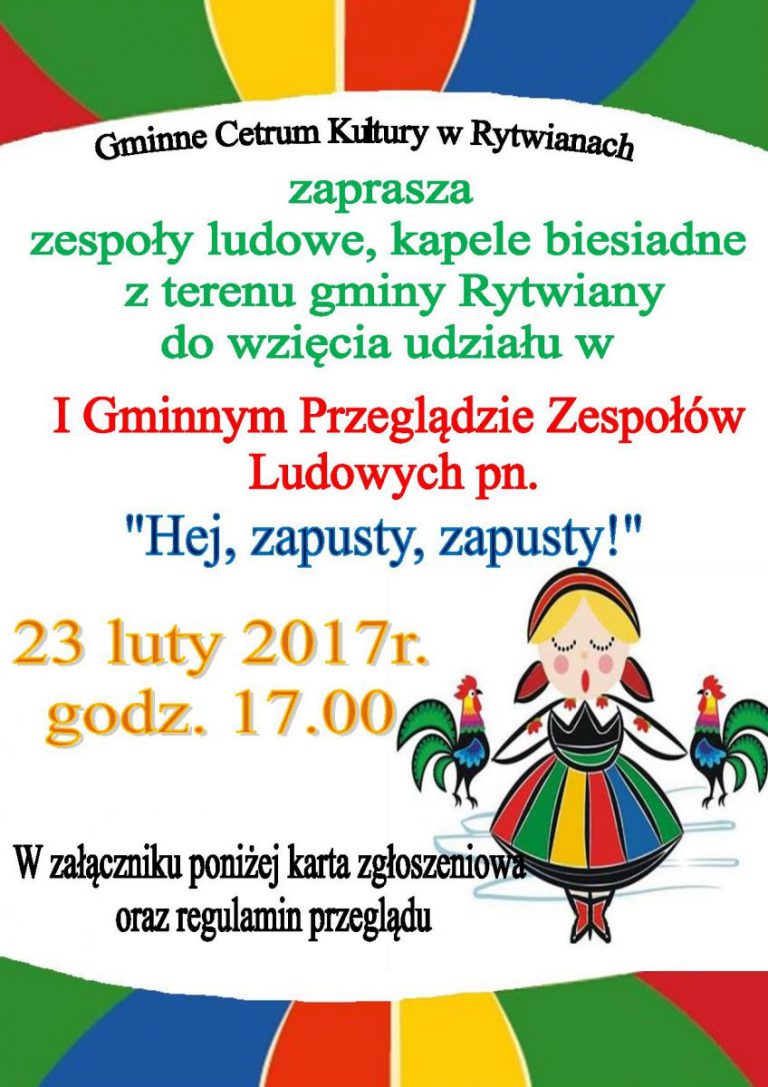 Gminny Przegląd Zespołów Ludowych w Rytwianach