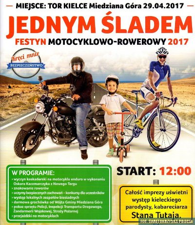 Festyn motocyklowo – rowerowy „Jednym śladem”