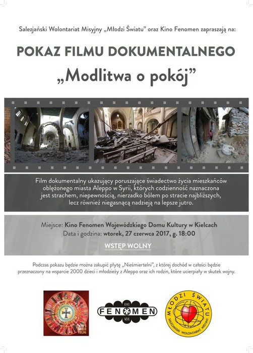 Specjalny pokaz filmu &#8220;Modlitwa o pokój&#8221;