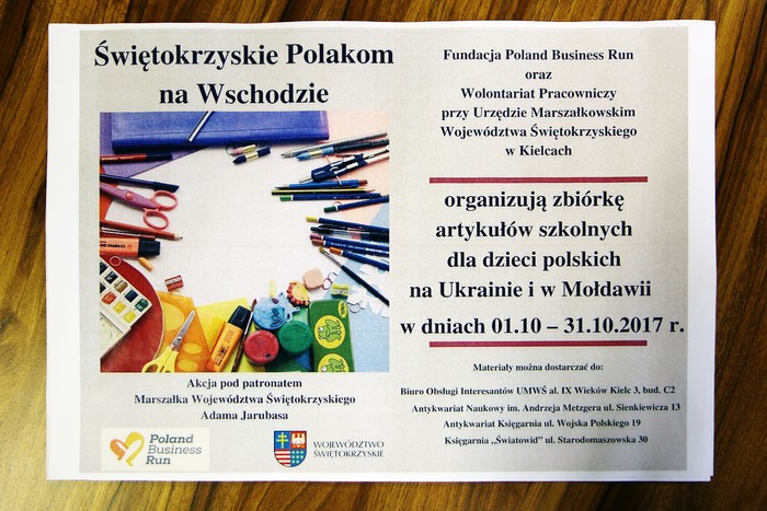 Zbieramy przybory szkolne dla polskich dzieci ze Wschodu