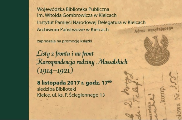 Listy z frontu i na front. Korespondencja rodziny Massalskich