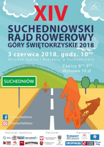 plakat Suchedniowskiego Rajdu Rowerowego