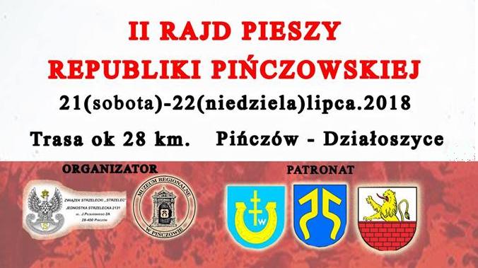 Plakat Rajd Pińczów