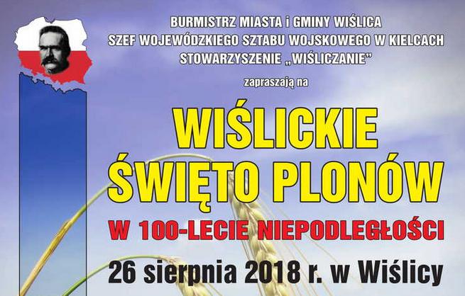 Dożynki Wiślica Plakat