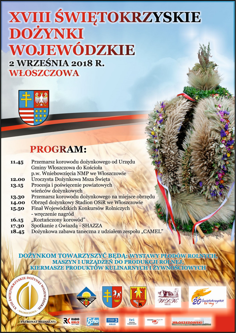 Plakat Dożynki 2018