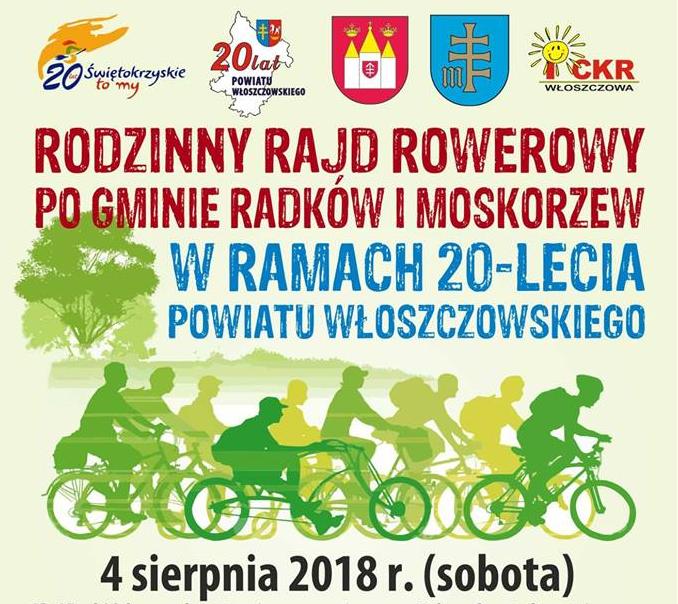 Plakat Rajd Rowerowy Włoszczowa