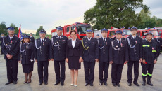 Odznaczenie Medalami Za Zasługi Dla Pożarnictwa. W Centrum Pani Wójt Marzena Bernat I Mirosław Pawlak Z Zarządu Głównego Zosprp