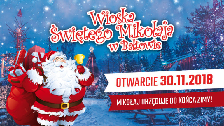 Plakat Wioska Mikołaja Bałtów