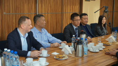Uczestnicy spotkania z chińskimi przedsiębiorcami w Urzędzie Marszałkowskim