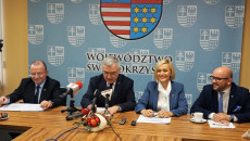 Konferencja prasowa Zarządu Województwa Świętokrzyskiego