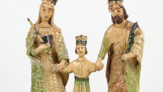 Rzeźba przedstawiająca Maryję, Józefa i małego Jezusa