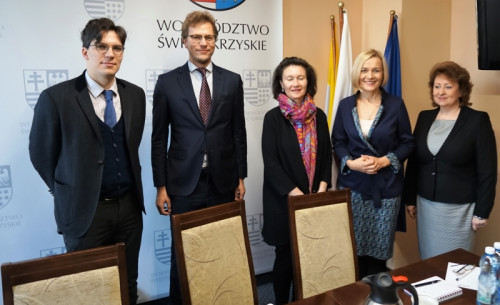 Spotkanie wicemarszałek Renaty Janik Z Przedstawicielami Banku Światowego