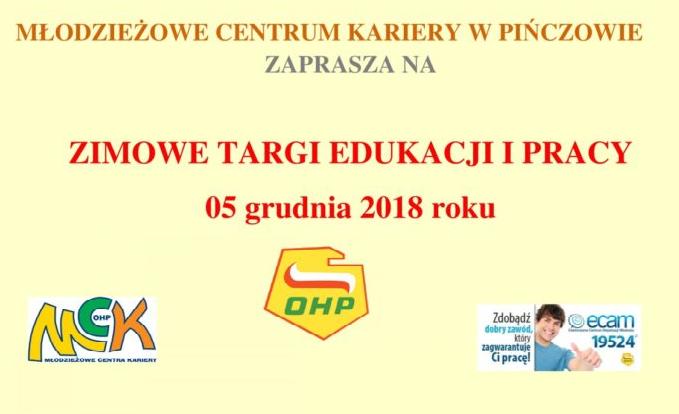 Plakat Zimowe Targi Pracy Ohp