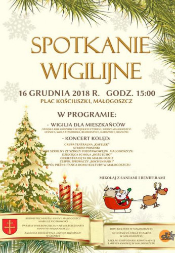Plakat informujący o wydarzeniu
