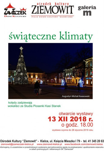 Plakat informujący o wydarzeniu