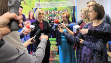 Konferencja prasowa w Świętokrzyskim Ośrodku Adopcyjnym