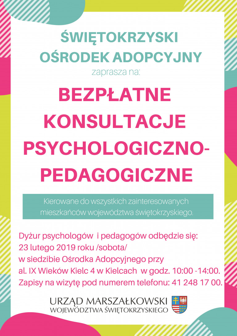 Bezpłatne Konsultacje Psychologiczno Pedagogiczne