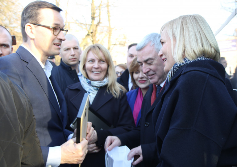 Premier Morawiecki W Zagnańsku