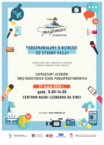 Pasjonaci Dziennikarstwo Plakat Druk 1