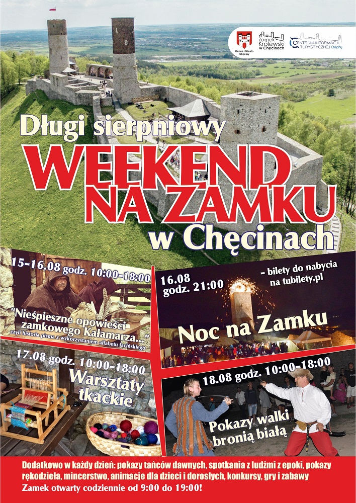 Weekend Sierpniowy Checinyzamek Plakat