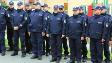 Uroczystość otwarcia posterunku policji w Bielinach z udziałem marszałka województwa świętokrzyskiego Andrzeja Bętkowskiego