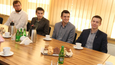 spotkanie wicemarszałek Renaty Janik z członkami koła naukowego 