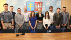 spotkanie wicemarszałek Renaty Janik z członkami koła naukowego 